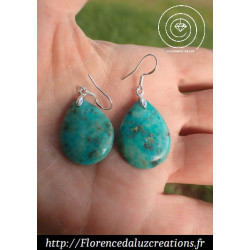 Jaspe bleu " Turquoise" d...